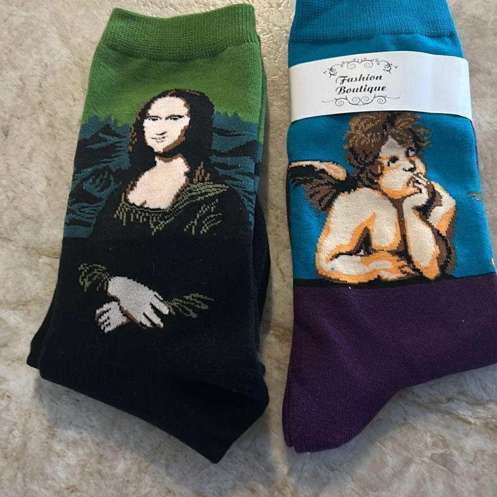 Mona Lisa & Angel Socks NEW